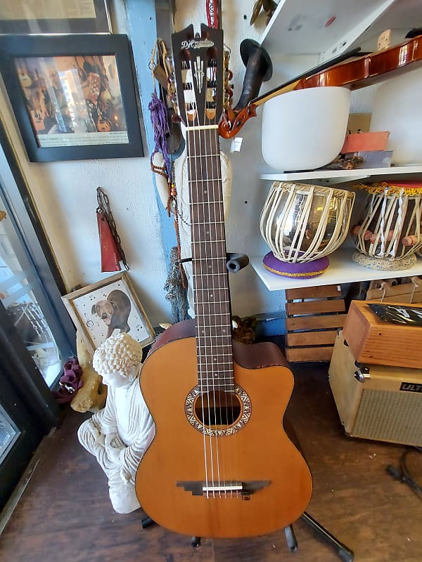 D'Angelico Premier Malta Classical Acoustic Guitar Reverb