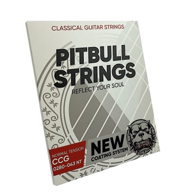 Premium Classical Guitar Strings 0280-043 - Pitbull Strings  Coated Series - Normal Tension - CCG-NT image 1