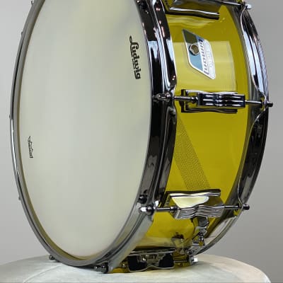 Ludwig 18/12/14/5x14" Vistalite Jazzette Drum Set - Yellow Vistalite w/ Exclusive 18" BD! image 20
