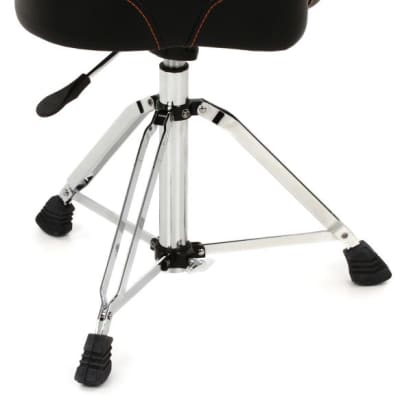 Roland RDT-SHV Drum Throne with Vinyl Saddle Seat 2020 - Black / Chrome image 1