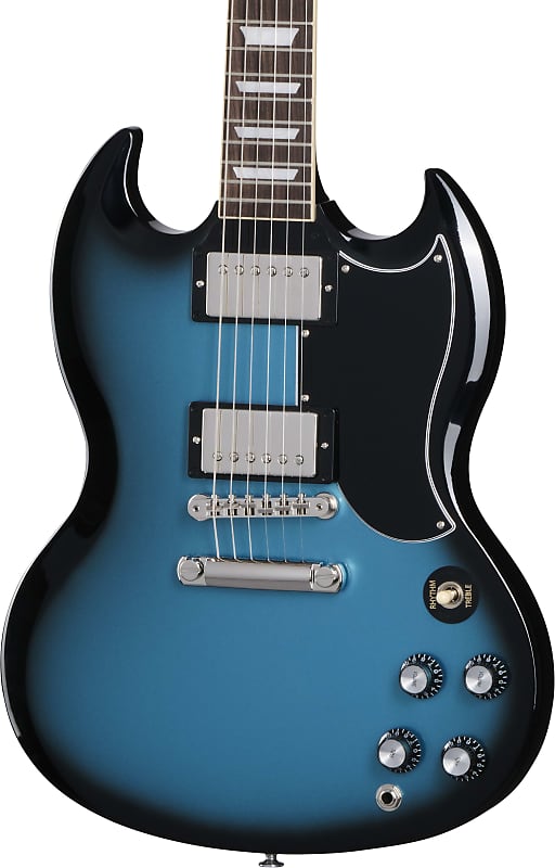 Gibson SG Standard 61 Stop Bar Pelham Blue Burst w/case image 1