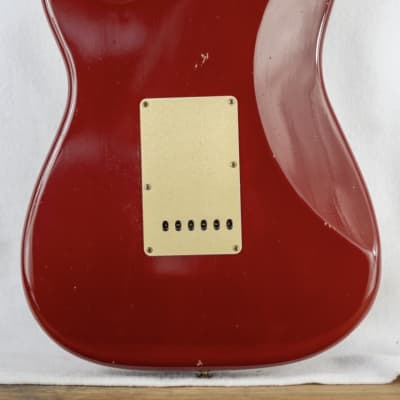 Fender Custom Shop Limited Edition 1954 Roasted Stratocaster Journeyman Relic Roasted Maple Fretboard Cimarron Red image 4