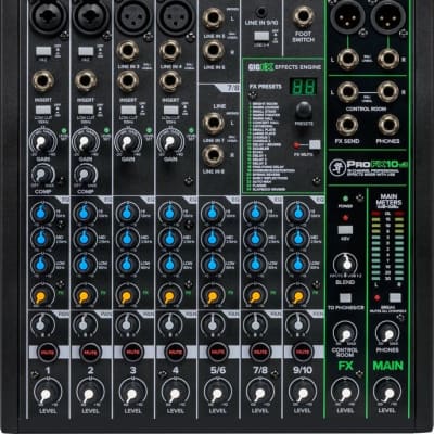 Mackie 10-Channel Professional Effects Mixer with USB ProFX10v3 image 2