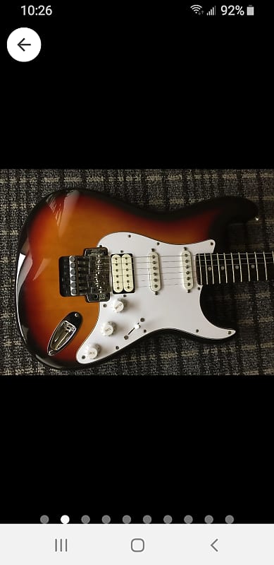 Fender  Stratocaster made in Japan 2001 2 Color Sunburst image 1