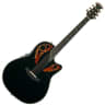 Ovation 2078AX-5 Elite DC Black Acoustic Electric Guitar w/ Case
