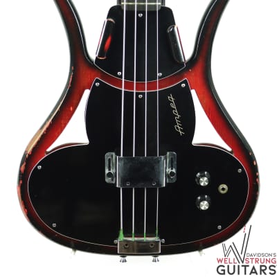 1967 Ampeg ASB-1 "Devil Bass" - Red/Black image 2