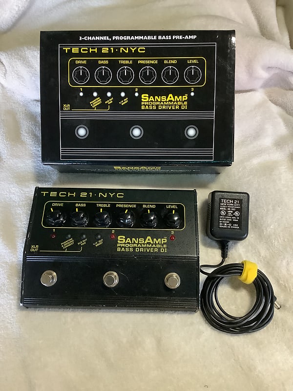 Tech 21 Sansamp Programmable Bass Driver