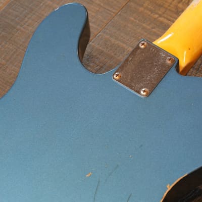 MINTY! 2013 Fender Custom Shop 1963 Reissue Telecaster Relic Lake Placid Blue + COA OHSC (6756) image 15