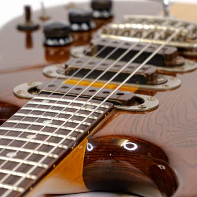 1979 Greco GOII750 Electric Guitar w/ Neck Through Construction, Versatile Electronics, Hybrid Bone/Brass Nut Gigbag image 5