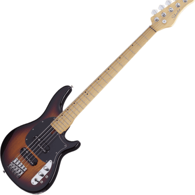 Schecter CV-5 Electric Bass 3-Tone Sunburst image 1