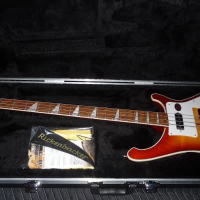 2023 Limited Edition Rickenbacker 4003 CB AUT Bass - SATIN Autumnglo - Checkerboard Binding image 24