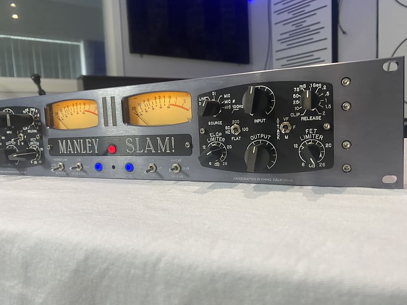 Manley Labs SLAM! Stereo Limiter & Mic Pre | Reverb Czechia