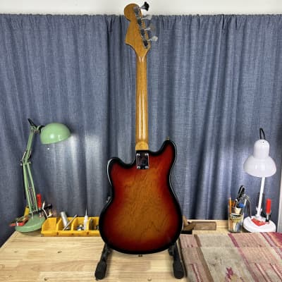 1970s Mini Electric Bass 3-Tone Sunburst (RESTORED) image 7