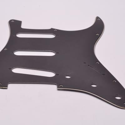 1978-1979 Vinage Fender Stratocaster PICKGUARD Black Original 1970's Strat 1973 1974 1975 1976 1977 image 6