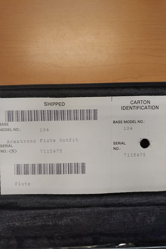 Armstrong 104 Student Model Closed-Hole Flute | Reverb