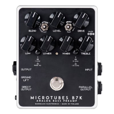 Darkglass Electronics Microtubes B7K V2 Bass Preamp/Overdrive Effects Pedal B7K2 image 1