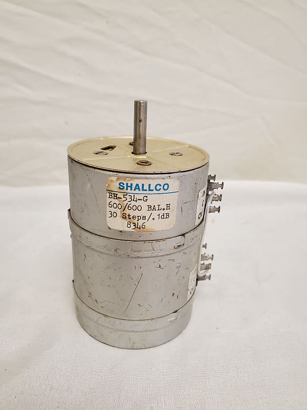SHALLCO 30 Step Stereo Attenautor BH534G 600/600 OHM .1 DB Reverb
