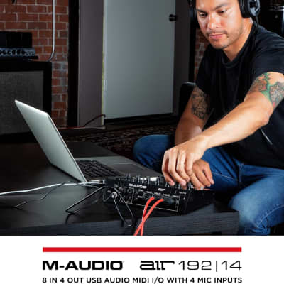 M-Audio AIR 192x14 - USB Audio Interface for Studio Recording with 8 In and 4 Out, MIDI Connectivity, and Software from MPC Beats and Ableton Live Lite image 8