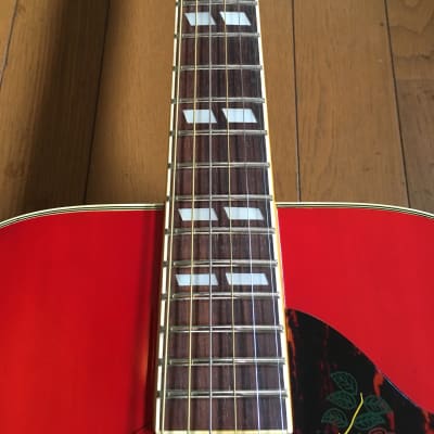 Takamine Elite HM-30 Dove Cherry burst 70s vintage Japan