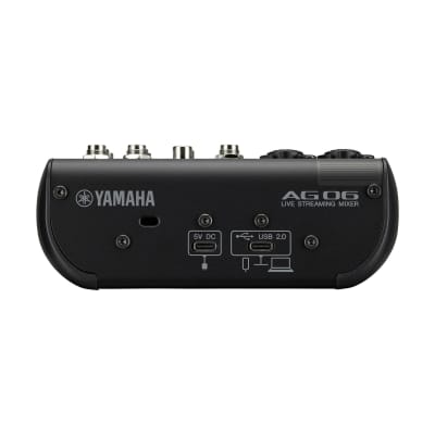 Yamaha 6-Channel Live Streaming Loopback Audio USB Mixer AG06MK2 image 3
