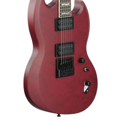 ESP LTD Viper 1000 EverTune Electric Guitar See Thru Black Cherry image 9