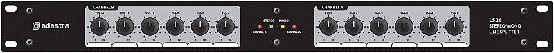 Adastra LS26 Line Splitter 1:12 / 2:6  			