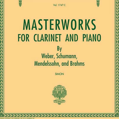 Masterworks for Clarinet and Piano image 2