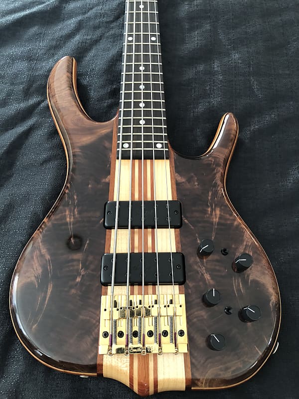 Ken Smith BSR-5 Black Tiger Elite 7 piece Bubinga Neck