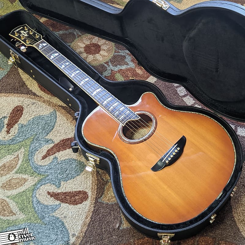 Yamaha APX-20 Vintage Acoustic Electric Stereo Guitar | Reverb