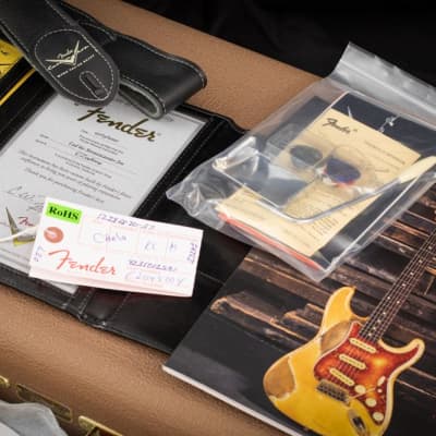 Immagine Fender Custom Shop CS 1960 Stratocaster Limited Edition LTD, Journeyman Relic Aged Aztec Gold - 25