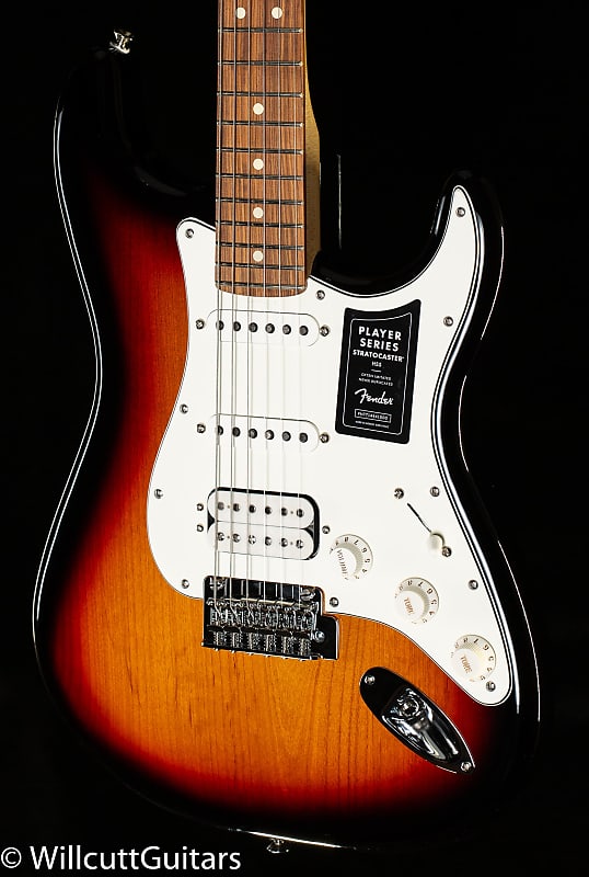 Fender Player Stratocaster HSS, Pau Ferro Fingerboard, 3-Color Sunburst (662) image 1