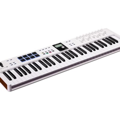 Arturia KeyLab Essential 61 Mk3 MIDI Keyboard Controller (White) image 3