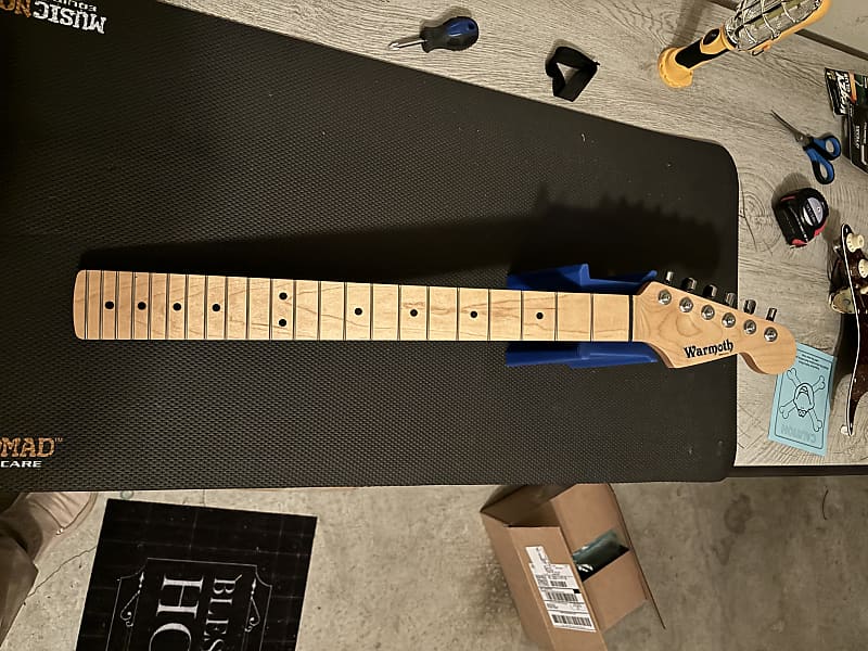 Warmoth Stratocaster Neck Clapton V Sperzel Tuners Reverb