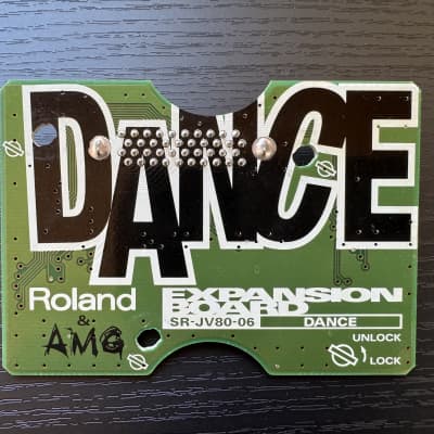 Roland SR-JV80-06 Dance Expansion Board 1990s - Green