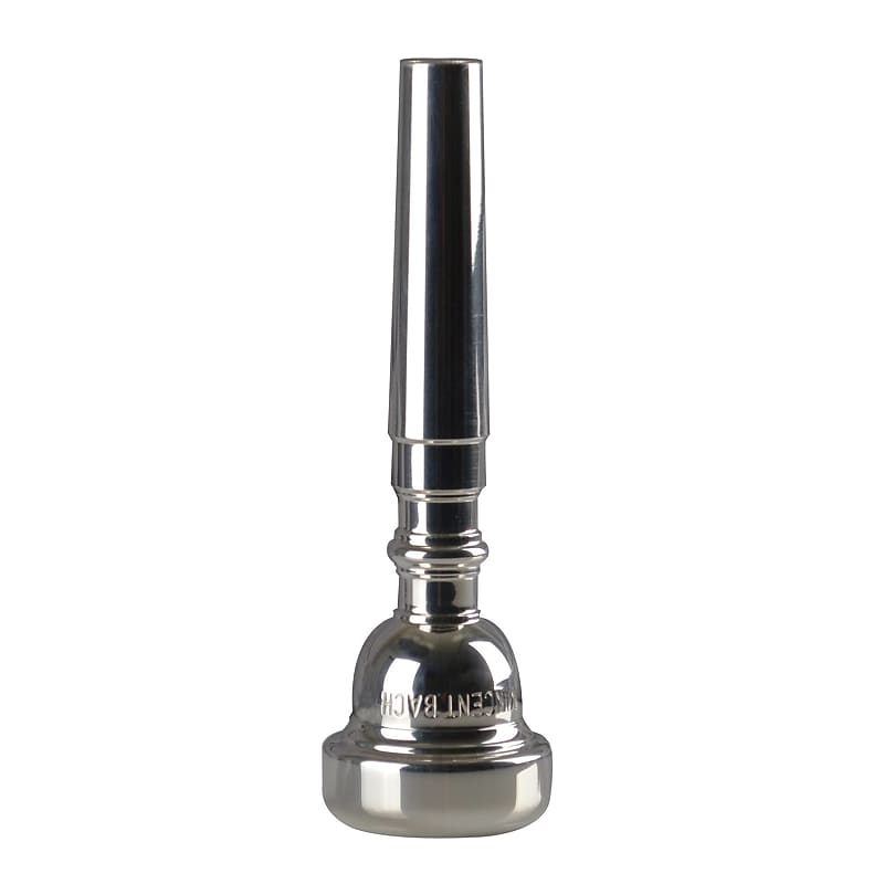 Bach Standard Silver Plated Trumpet Mouthpiece, 7DW image 1