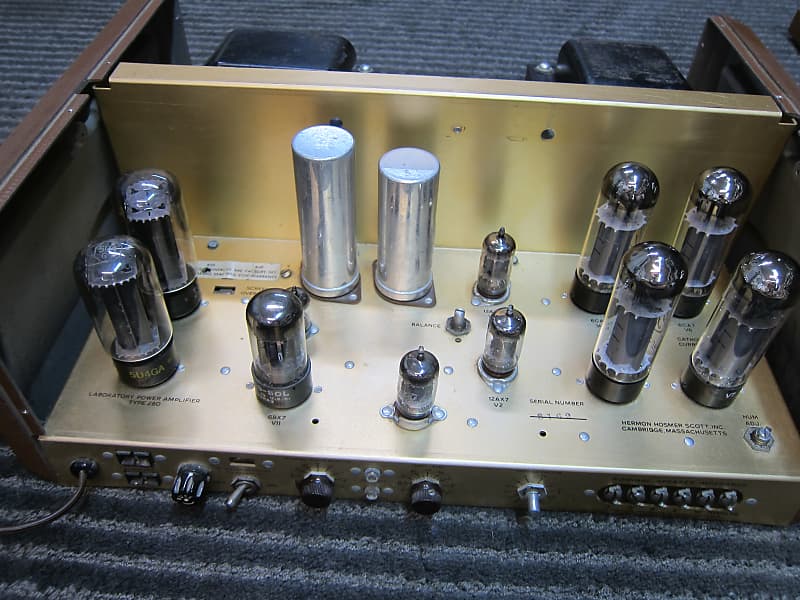 HH Scott Type 280 Tube Amp, Rare, Top Line, 75 Watts, 1960s, USA Needs Restoration/Complete, Original, Good Condition, Potential 1960s - Gold / Brown image 1