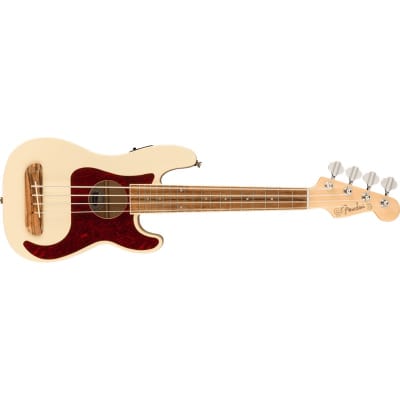 Fender Fullerton Precision Bass Uke, Olympic White image 2