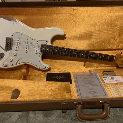 Fender Custom Shop 1960 Stratocaster Heavy Relic Olympic White for sale