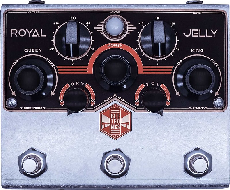 Beetronics Royal Jelly Overdrive/Fuzz Blender Pedal image 1