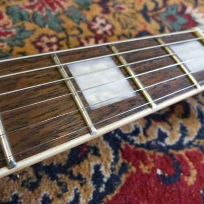 Hartwood Revival Vibrato Semi Acoustic Guitar, Burnt Orange image 4