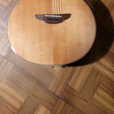 Yamaha APX700-L NT Thinline Acoustic/Electric Guitar Left-Handed 2010s - Natural image 6