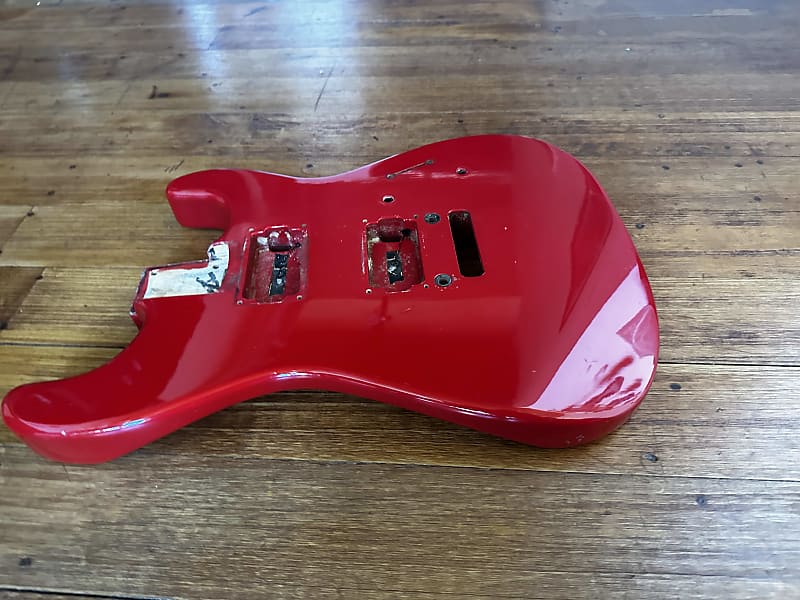 Charvel 3A Body HH 1988 - Ferrari Red. | Reverb