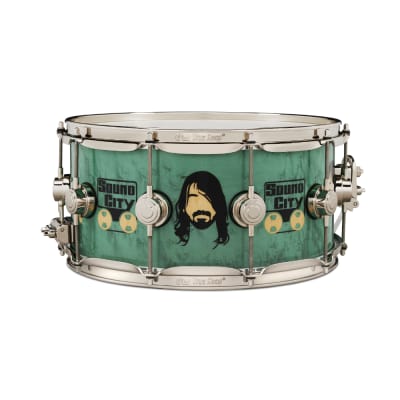 DW DREX6514SSK-DG Collector's Series "Sound City" Dave Grohl Signature Icon 6.5x14" Snare Drum