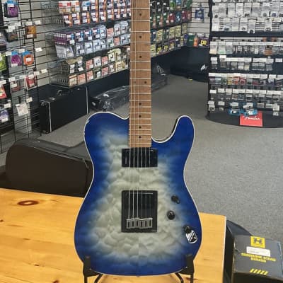 Schecter PT Pro Electric Guitar - Trans Blue Burst image 3