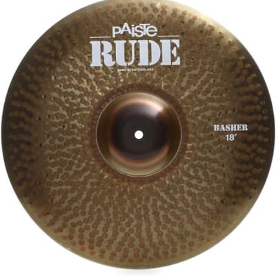 Paiste 18 inch RUDE Basher Crash Cymbal image 1