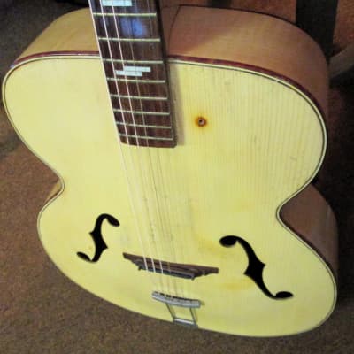 SHERWOOD Vintage 1954 Archtop Acoustic Guitar image 5