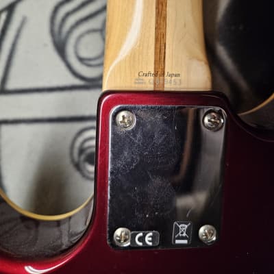 Fender AJB Aerodyne Jazz Bass 2003 - 2015 - Old Candy Apple Red image 3