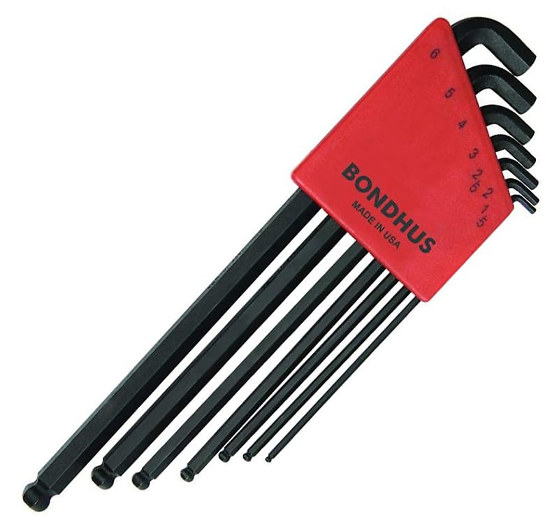 Bondhus Metric BallEnded Hex Allen Keys (Set of 7) Reverb