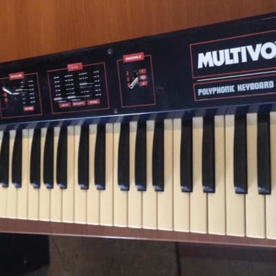 Multivox MX-65 Rare Polyphonic Analog String Synthesizer 70s w/ hard case image 11
