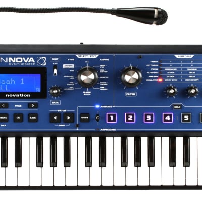 Novation MiniNova 37-key Synthesizer with Vocoder